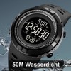 findtime Men's Digital Watch Seniors Large Numbers 50 m Waterproof