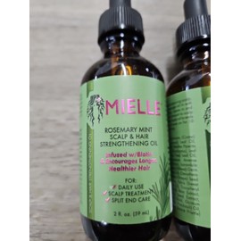 Mielle Rosemary Mint Scalp & Hair Strengthening Growth Oil 2oz Biotin Lot (2)