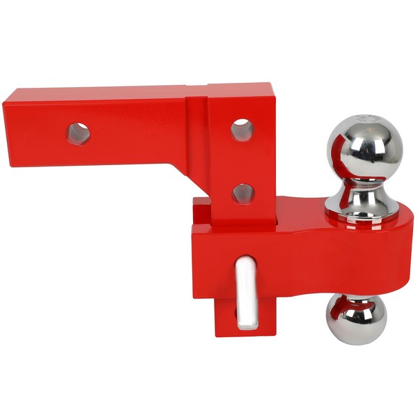 Abrillvt Dual Ball 6 Adjustable Trailer Towing Hitch 2 &