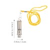 POPETPOP Metal Bird Training Whistle: Pigeon Whistle with Lanyard -