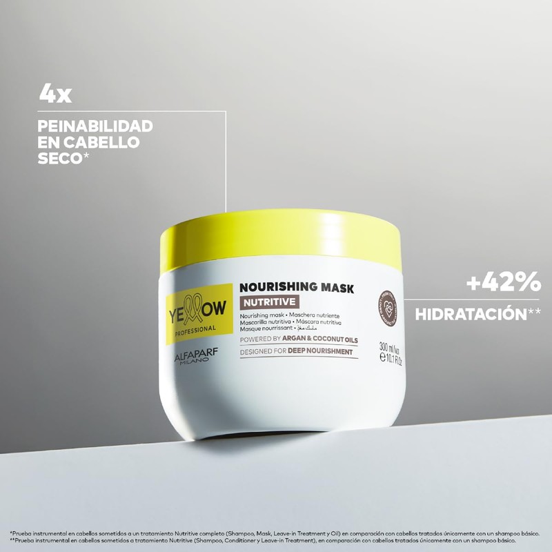 Yellow Professional Nutritive Nourishing Mask 300 ml - Mascarilla Nutritiva