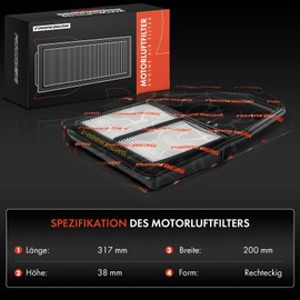 Frankberg 2x Engine Air Filters Compatible with Civic VII Hatchback EP EU EV 1.4L-1.7L 2000-2005 FR-V BE 1.7L 2004-2009 Stream RN 1.7L 2001-2006 Replace# 17220-PLD-000