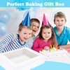 Huoshange 6 Pack 19x14x4 Inch Auto-Popup Large Rectangle Cake Boxes
