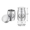 3 Inches Small Keepsake Urn for Human Ashes Aluminum Mini