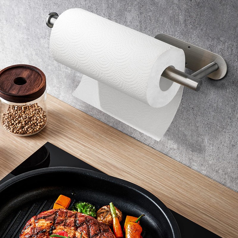 Paper Towel Rolls - for Kitchen, Self-Adhesive Under Cabinet,Both Available