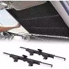 VEHITO 2X Retractable Windshield Sun Shade for Car Auto Sunshade
