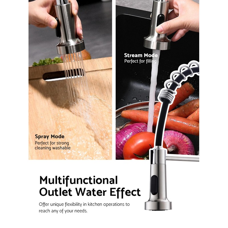 WEWE Touchless Kitchen Faucet with Pull Down Sprayer - Motion
