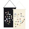Anekoul 2Pcs Wall Display Banners Blank Wall Canvas Banner Enamel