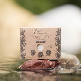 pandoo Face Soap | Natural Salt Soap Deep Dive 100 g | Solid Soap for Men and Women | Plastic-Free and Vegan