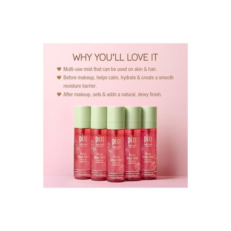 Pixi por Petra Rose Glow Mist – 2.5 fl oz