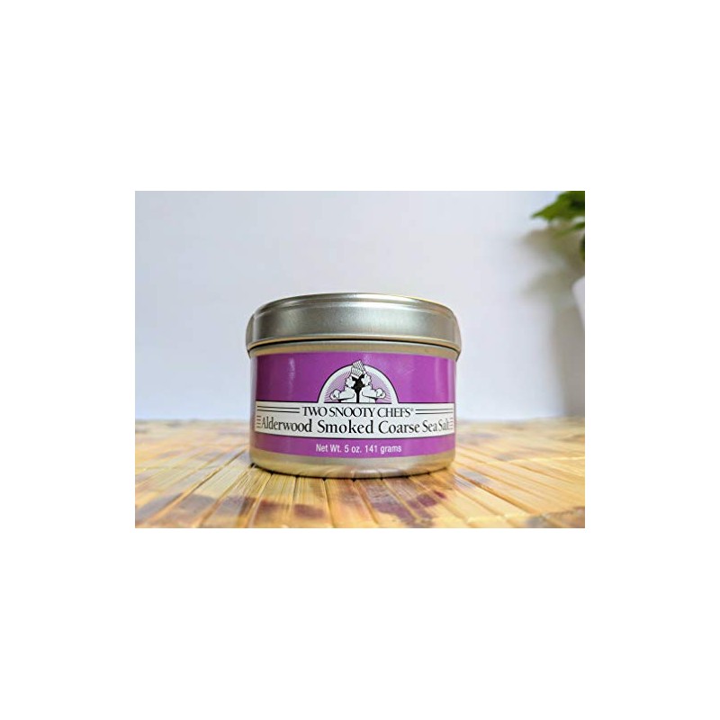 Alderwood Smoked Sea Salt (Coarse) (5 Ounces)