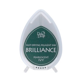 Tsukineko Brilliance Dew Drop Ink Pads - Pearl Ivy