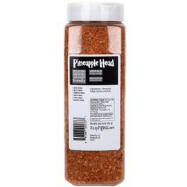 Dizzy Pig Pineapple Head BBQ Seasoning Tropical Spice Rub For Anything Sunshine-y and Seabreeze-y - All Natural 32 Ounce Quart Shaker Bottle