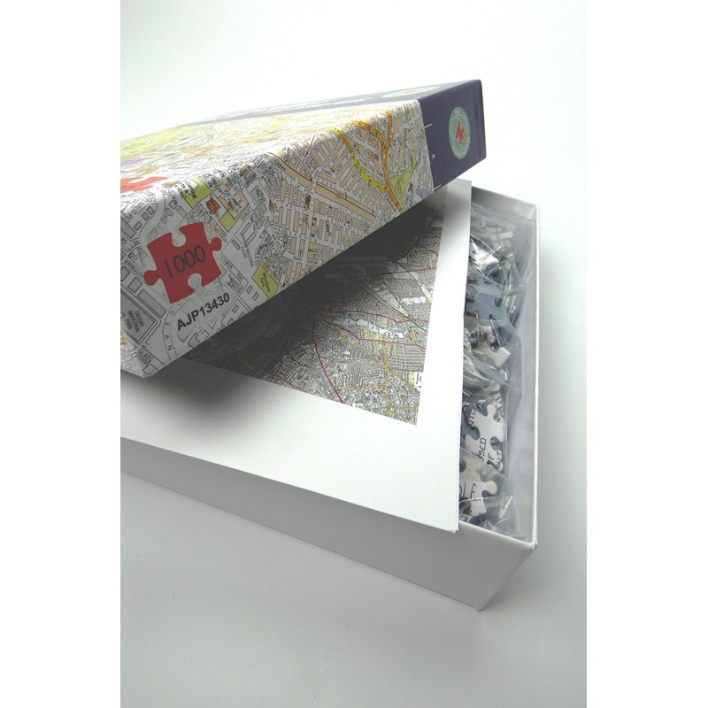 A to Z Map of Liverpool Jigsaw Puzzle For Adults