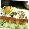 Mipcase 12Pcs Glow Dark Miniature Dog Statues Cute Puppy Ornaments