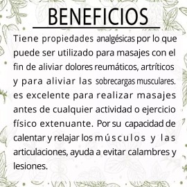 Laferv Aceite Para Masaje Termico Caliente Terapeutico 1 L