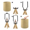bociloy 2 Sets Adjustable Lamp Shade Harp Holder Kit, Fits