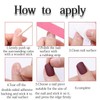 Aurora Press on Toenails Short Square Fake Toenails Solid Color