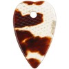 HOSCO PK-T-M07 Tortoise Shell Guitar Picks for Mandolin 0.03 inch