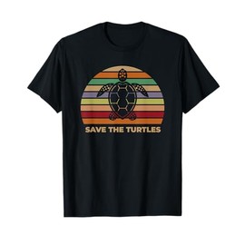 Save the Turtles -Vintage Style T-Shirt
