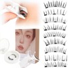 Magnetic False Eyelashes, Natural, Magnetic False Eyelashes, Popular, One-Piece, Ultra