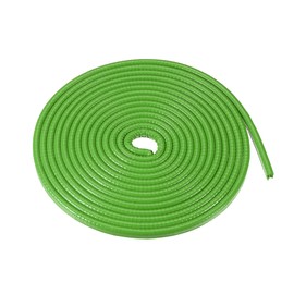 VekAuto Car Door Edge Guard, 16.4ft U Shape Rubber Edge Trim Seal Strip Protector Universal for Car Truck ATV Boat Multifunctional No Glue PVC Iron Green