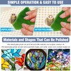 Stained Glass Grinder,4200r/min Mini DIY Grinding Tool, 110V 65W Portable