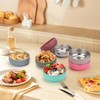 ShineMe Stainless Steel Bowls for Kids, 6 pack Toddler Bowls