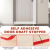 Weather Stripping Flexible Silicone Door Seal Strip Self Adhesive Door