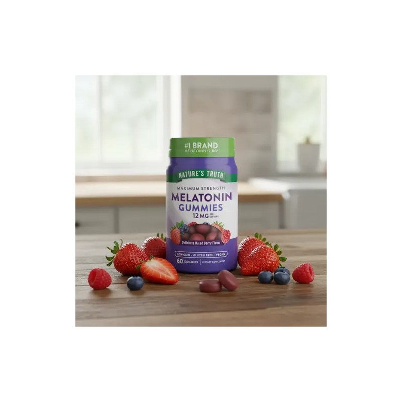 Nature's Truth Sleep Melatonina 12 Mg Gummies 60 Gomitas