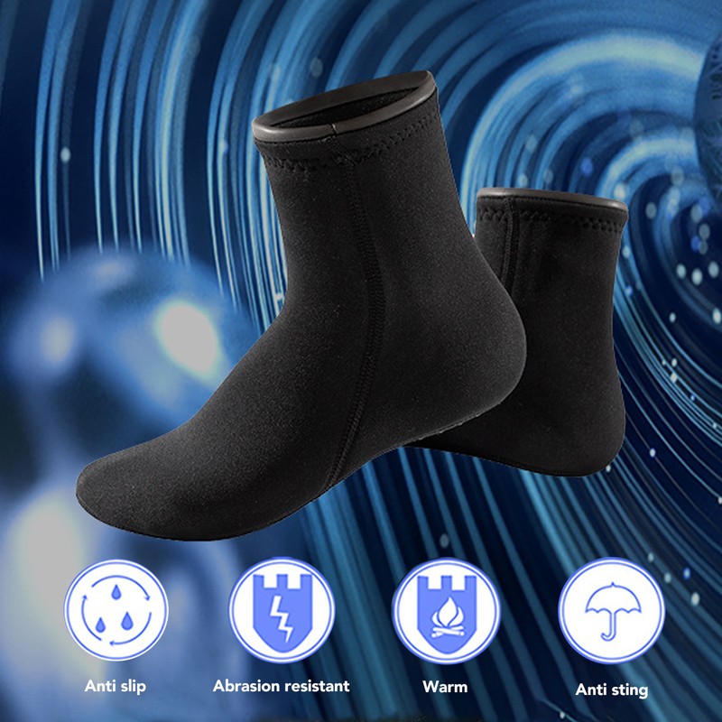 3mm Neoprene Socks Warm Slip Resistant Waterproof Quick Drying Lightweight