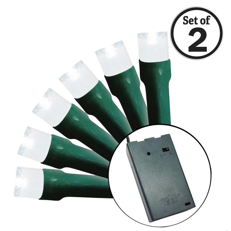 Brite Star Battery Operated 20 Lt LED Little Lights, Pure