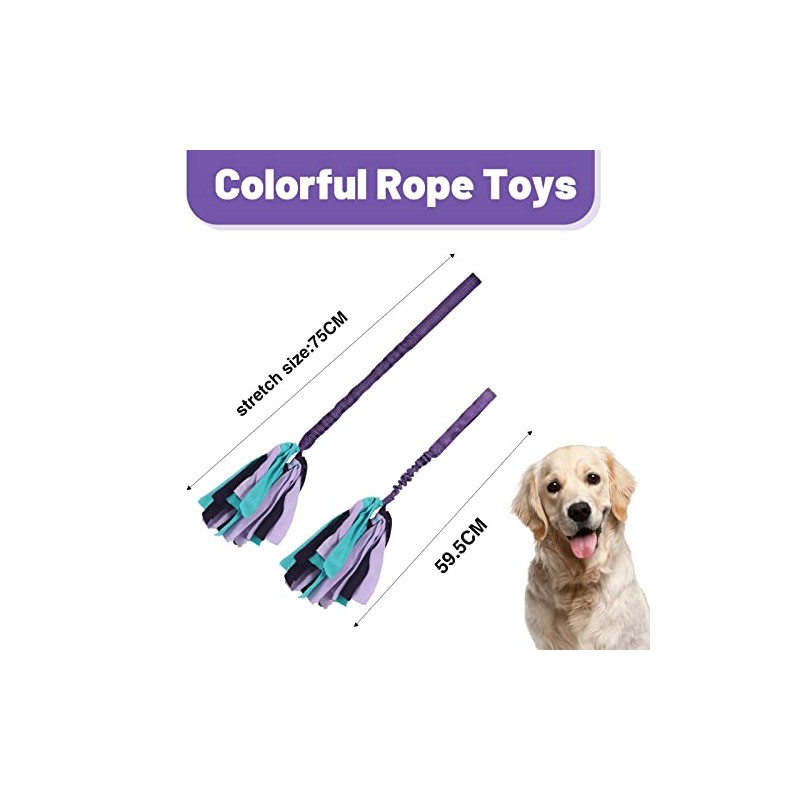 Juguete de tirón para perros (morado)