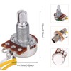 Guitar Wiring Hareness Set, 500K Pots Control Knobs 3-Way Switch