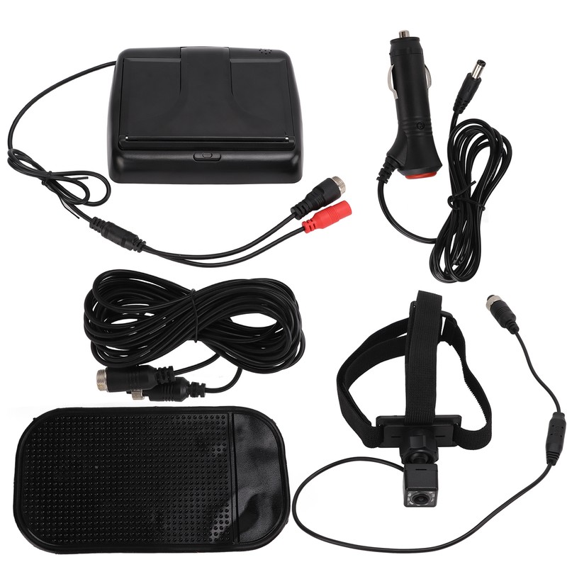Car Baby Camera 4.3in Large Screen Clear Display 360° Rotating
