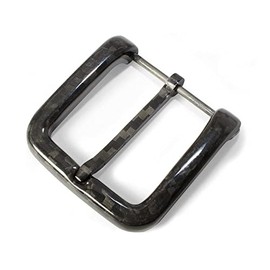 Nickel Smart Carbon Fiber Dress Pin Buckle (1.25") | Metal-Free Belt Buckle
