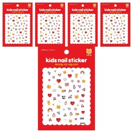 April Nail Kids Stickers, A014K, 5 pieces / 에이프릴네일 키즈 스티커, A014K, 5개