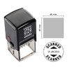 Printtoo Self Inking Round Office Stationery Dater Stamp with Scanned