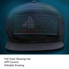 Dpofirs LED Hats, Cool Hat with LED Display, App Control,