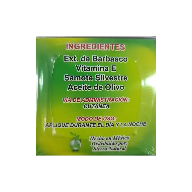 Crema Camote Silvestre Sierra Natural Menopausia 180g (5pzs)