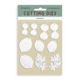 Stamperia - Cutting Dies for Scrapbooking, Albums, Card Making, Bullet Journalling and More, Create Decorations with Natural Elements, Perfect for Crafts and Gifting (A6) (Timeless, Hydrangea)