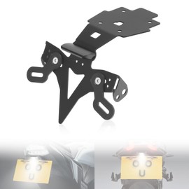 GSXS 1000 Fender Eliminator - License Plate Bracket Rear Tail Tidy Kit Compatible with GSX-S1000 /F 2015-2026 GSX-S 750 2015-2022 GSX-S 750Z 2015-2023 GSX-S 1000Z 2015-2020 - Aluminum