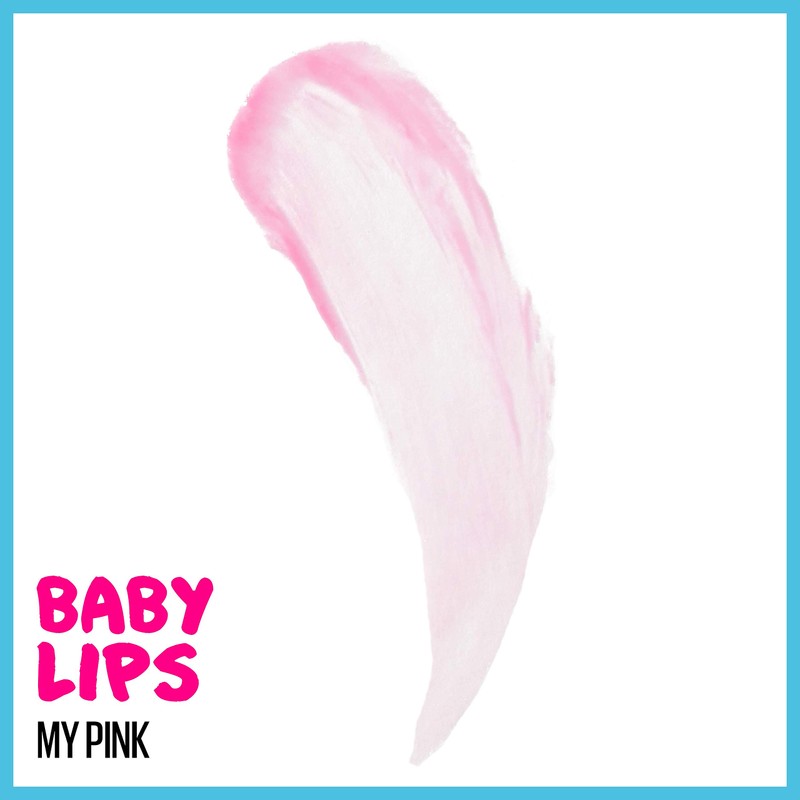 Maybelline New York Baby Lips Glow Lip Balm, My Pink,