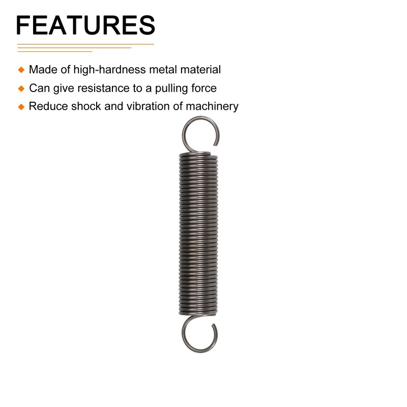 DTGN 2x20x120mm (WxODxL) Extension Springs for Residential Repair Machinery Spring