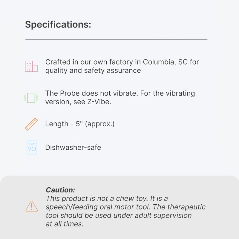 ARK Oral Motor Probe, Sensory Tools for Feeding & Speech