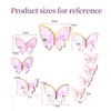 VEGCOO 80 Butterfly Cupcake Toppers Birthday Party Decorations - Assorted