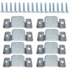 Tiberham Flush Mount Bracket for Sofas, Interlocking Clips, Furniture Connectors,