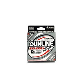 Sunline Assassin FC Fishing Line, 15 Pound 225 Yards, Clear
