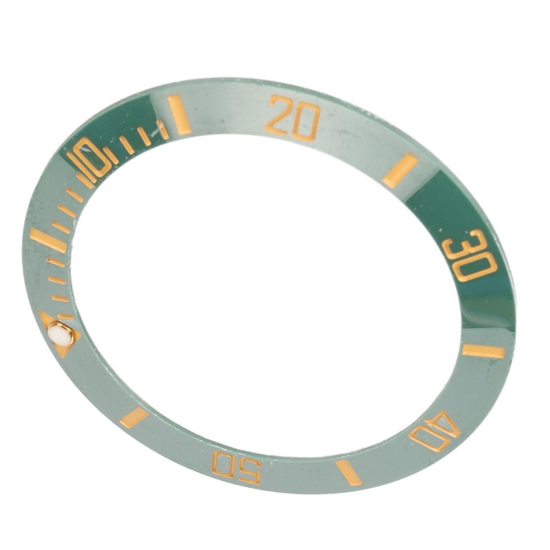 40mm Diameter Watch Bezel Insert Ring Clear Scale Luminous Ceramic