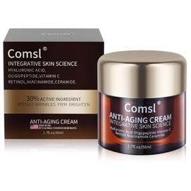 US-Made With 30% Active Ingredients,SGS Certified, Retinol Vitamin C Niacinamide, Ceramide,Oligopeptides,Anti-Aging Face Moisturizer for Face, Firming Skin Care,Neck & Upper Chest -1.7 fl.oz